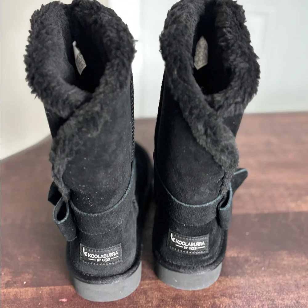 Koolaburra by UGG Suede Bow Short Boots - Arlena_8